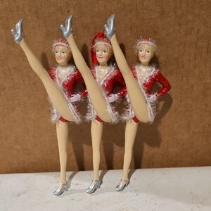 Souvenir Radio City Kicking Rockettes Ornament - 2002